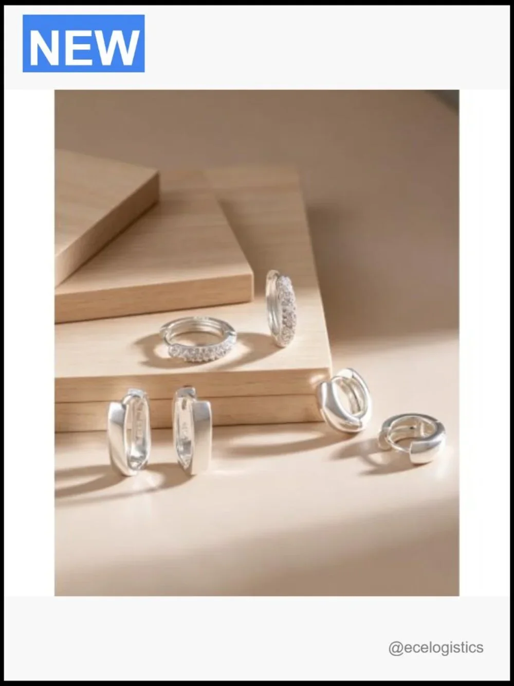 3 Pair Gold Chunky Hoop Earrings Set Hypoallergenic Stacking Huggies